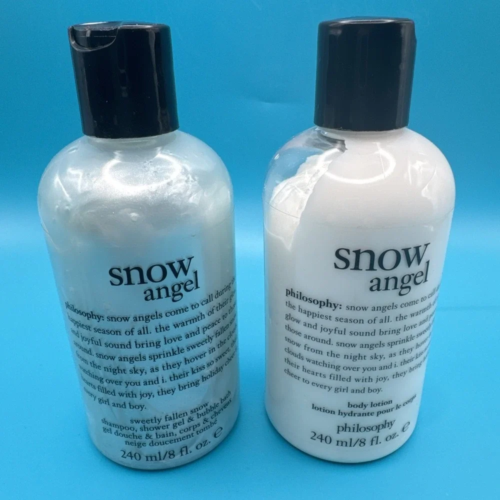 Philosophy Snow Angel Shampoo Shower Gel & Body Lotion Duo Bath Gift Set Travel